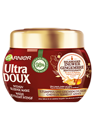 soin des cheveux marques ultra doux belebender ingwer garnier ultra doux masque gingembre revitalisant